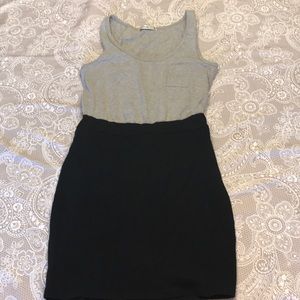 PAPAYA grey and black dress